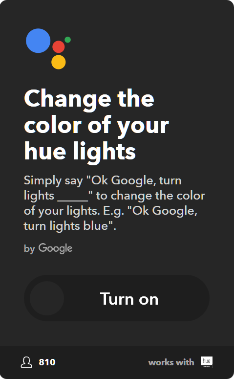 10 Best IFTTT Applets for Google Home & Pixel - Change the color of your Philips Hue lights