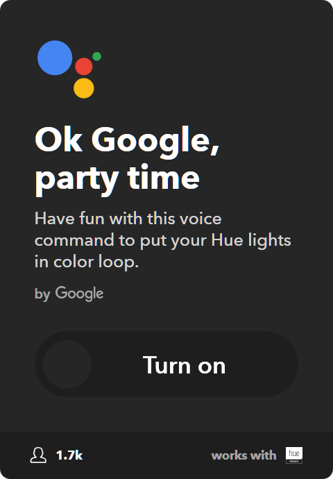 10 Best IFTTT Applets for Google Home & Pixel - Start color loop on your Philips Hue lights