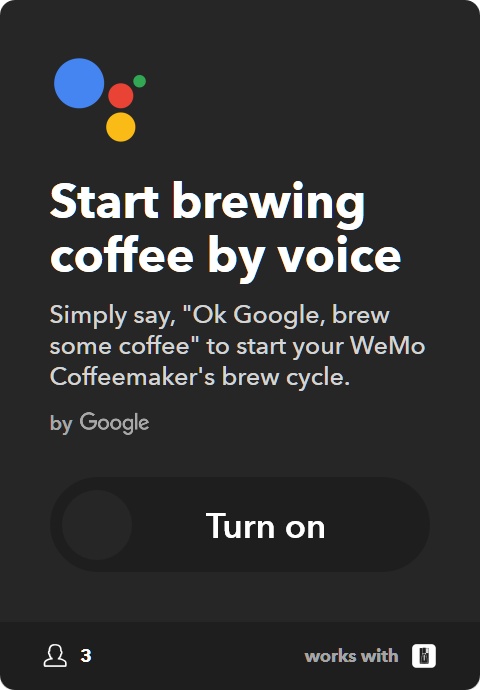 10 Best IFTTT Applets - Start brewing coffee with Google Assistant on Google Home