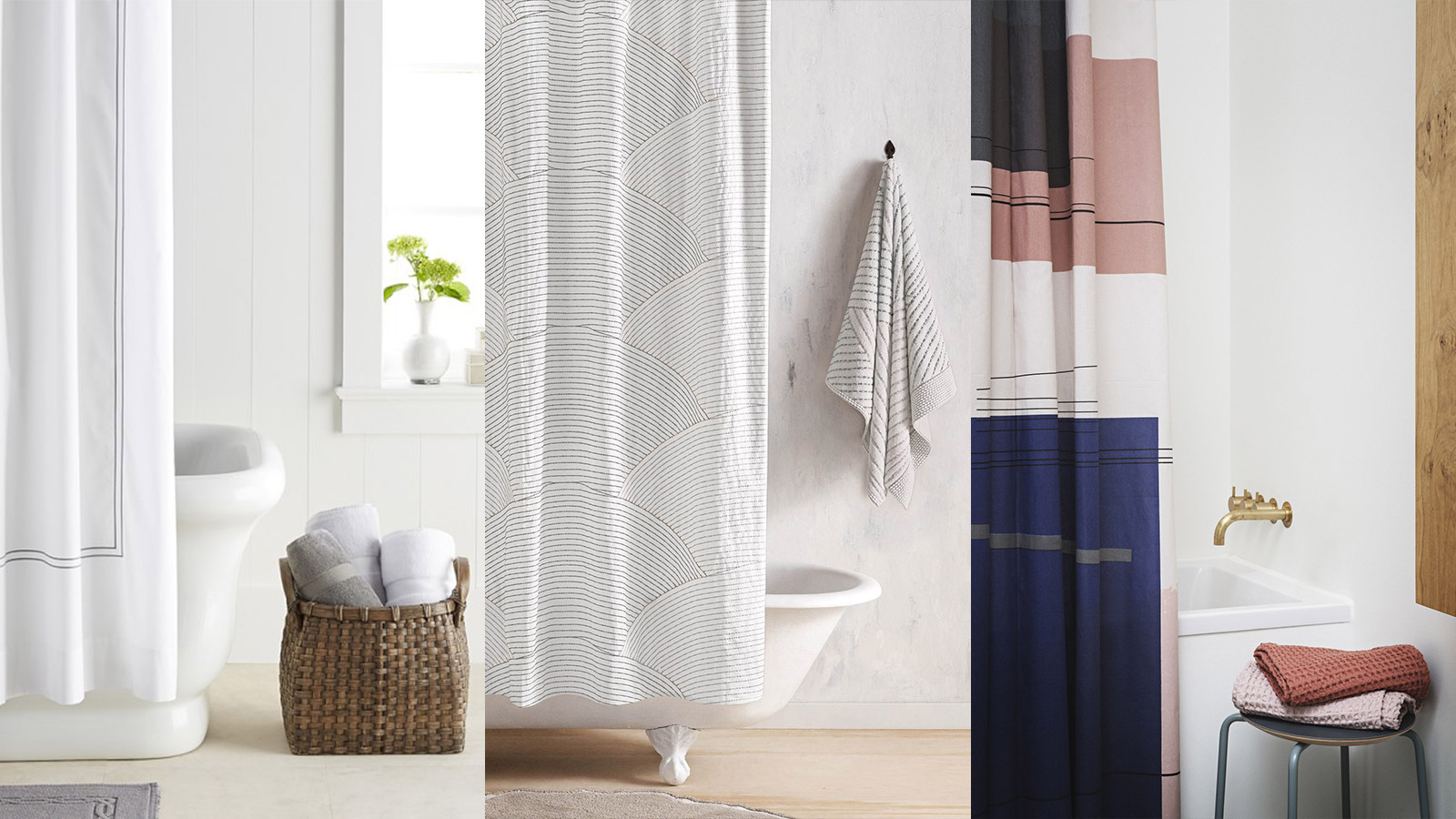 10 Stylish Shower Curtains For A Modern, Photos Of Bathrooms With Shower Curtains