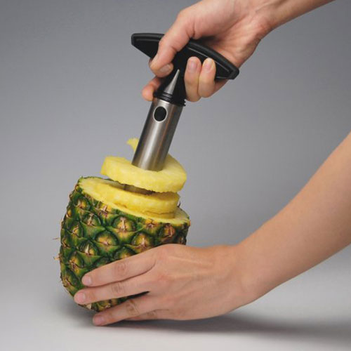 All Ware Stainless Steel Pineapple Easy Slicer And De-Corer