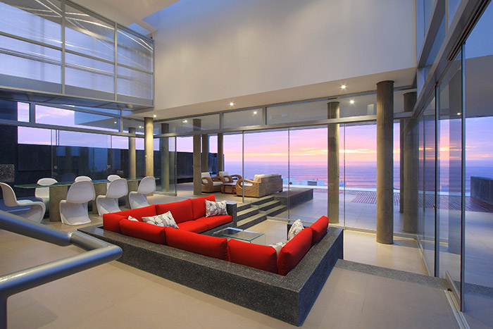 Beach house with beautiful contemporary interior