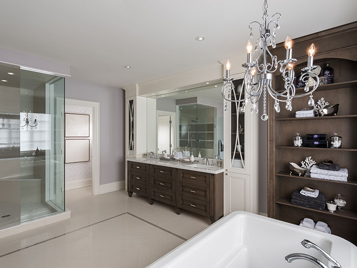 Beautiful Bathroom Design In A Model House In Canada