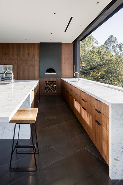 Beautiful Kitchen Design In A Modern Beverly Hills House