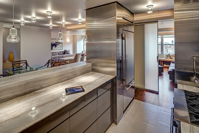 Beautiful Kitchen In A Stunning Manhattan Duplex