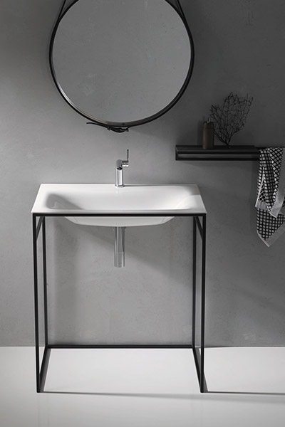 BetteLux Shape Collection Washbasin Supported By Steel Frame