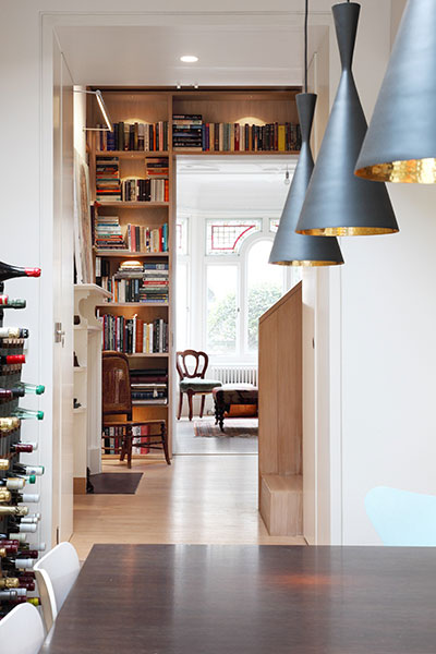 Book Tower House - Double Height Library