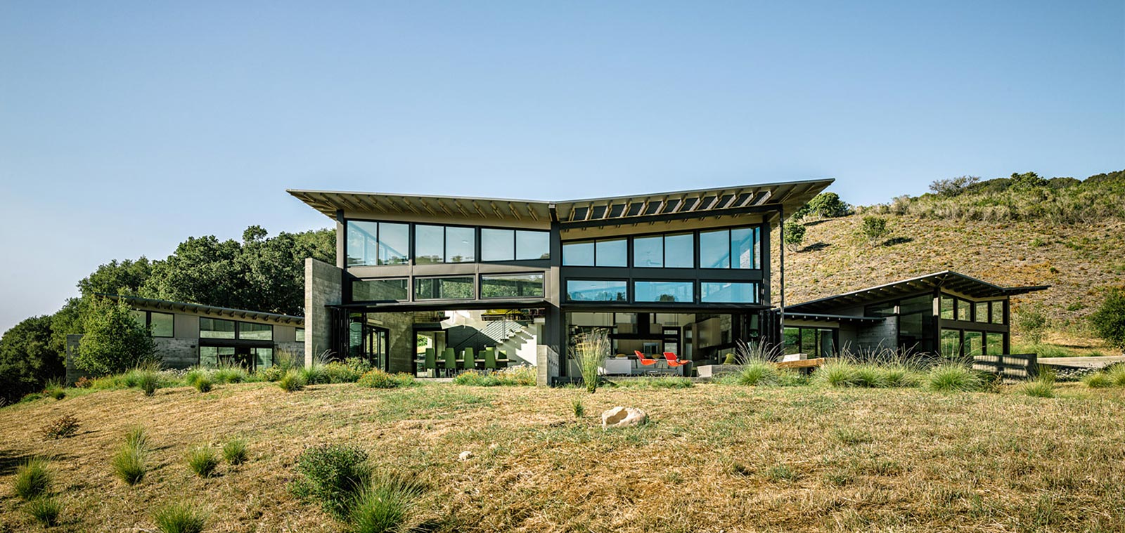 Butterfly House By Feldman Architecture - Contemporary Low-Energy Home In Carmel California Inspired By Nature