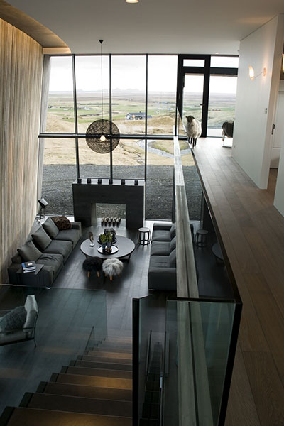 Casa G Modern Living Room With Beautiful View In Iceland