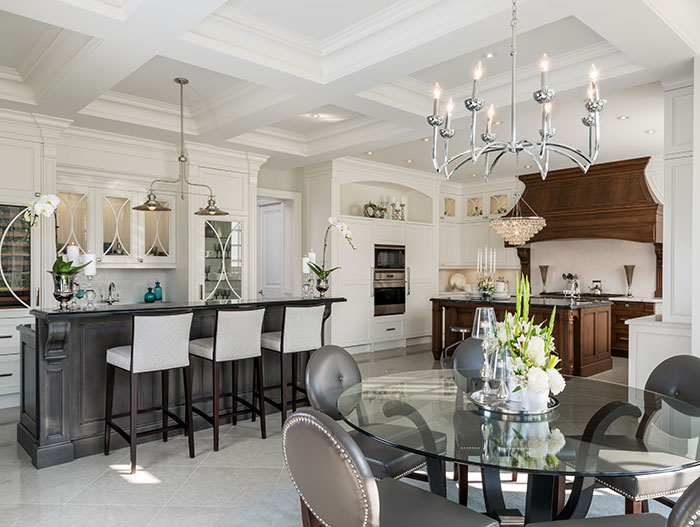 Casual Traditional Kitchen Design In Markham Ontario