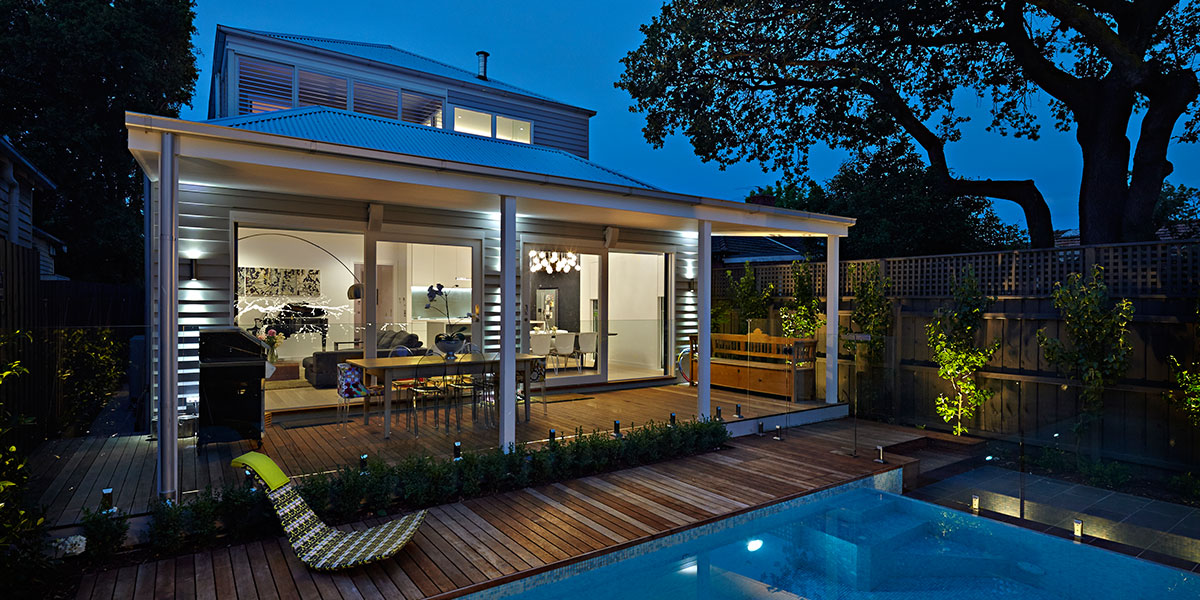 Caulfield North - Double Fronted Victorian Residence With Contemporary Interior Replaces Edwardian Home