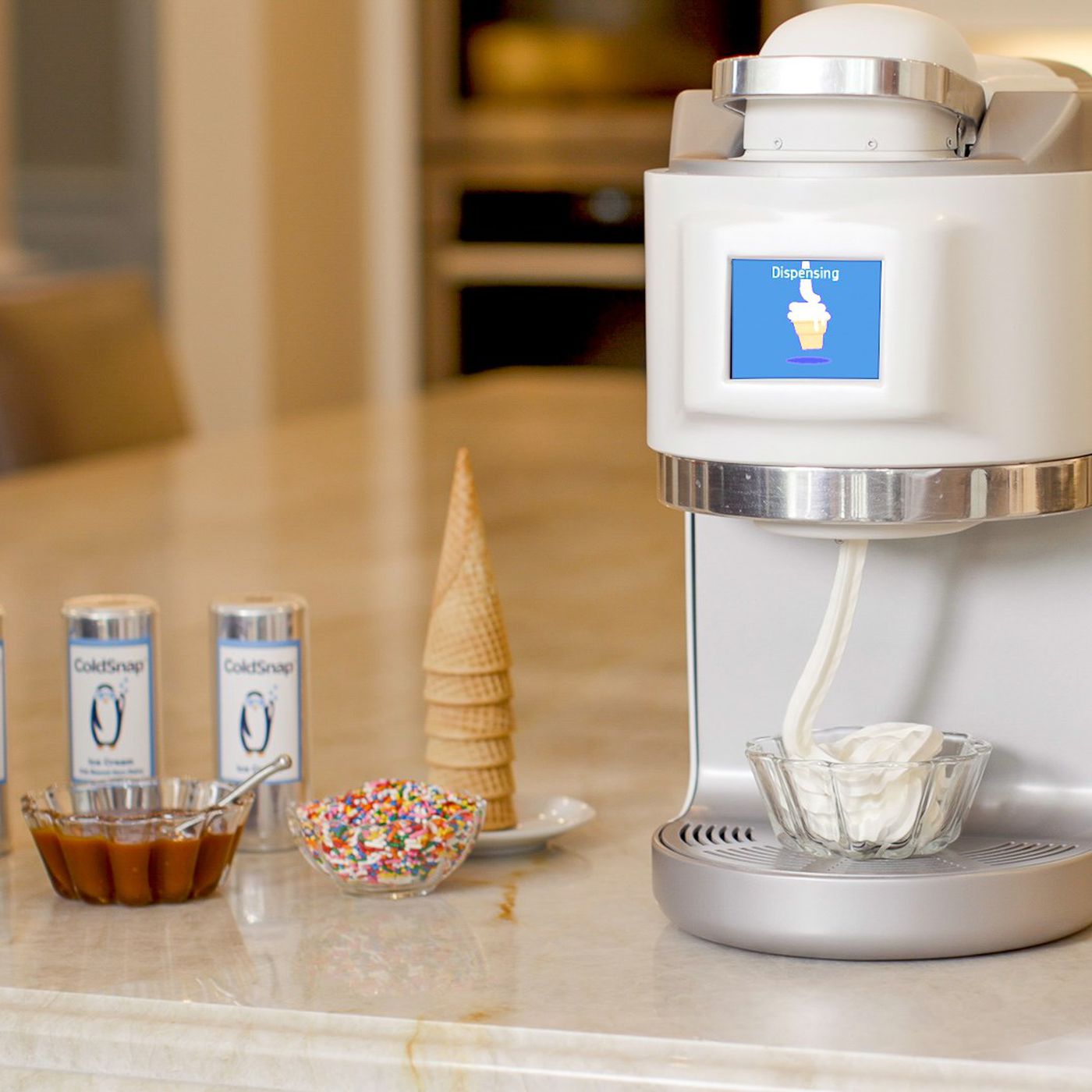 https://www.10stunninghomes.com/wp-content/uploads/ColdSnap-pod-based-ice-cream-machine.jpg