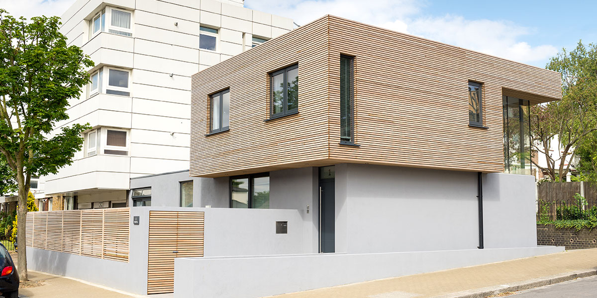 Modern House In Balham UK With Large Corner Window