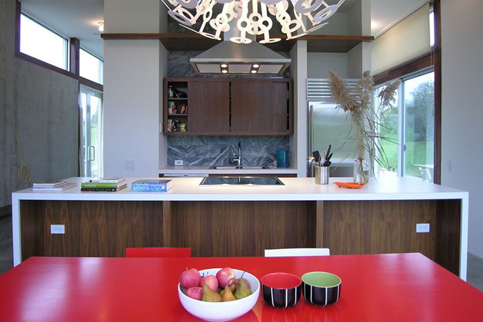 Contemporary Kitchen Design In A Vacation House