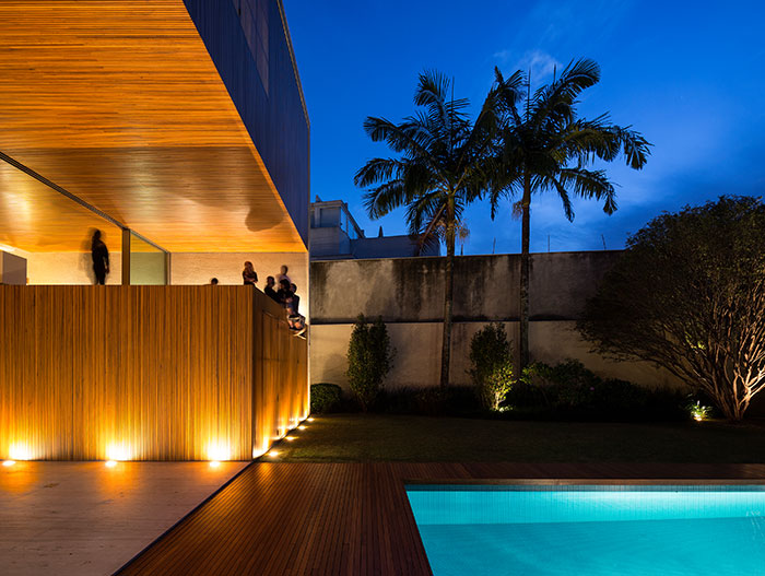 Contemporary house in Sao Paulo Brazil