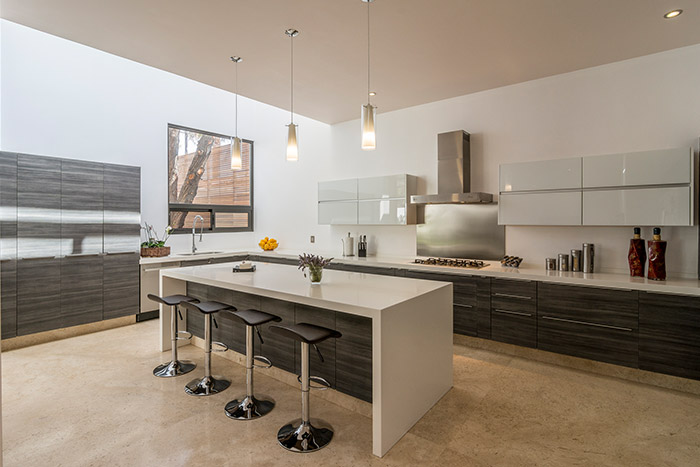 Elegant Open Kitchen With Large Island