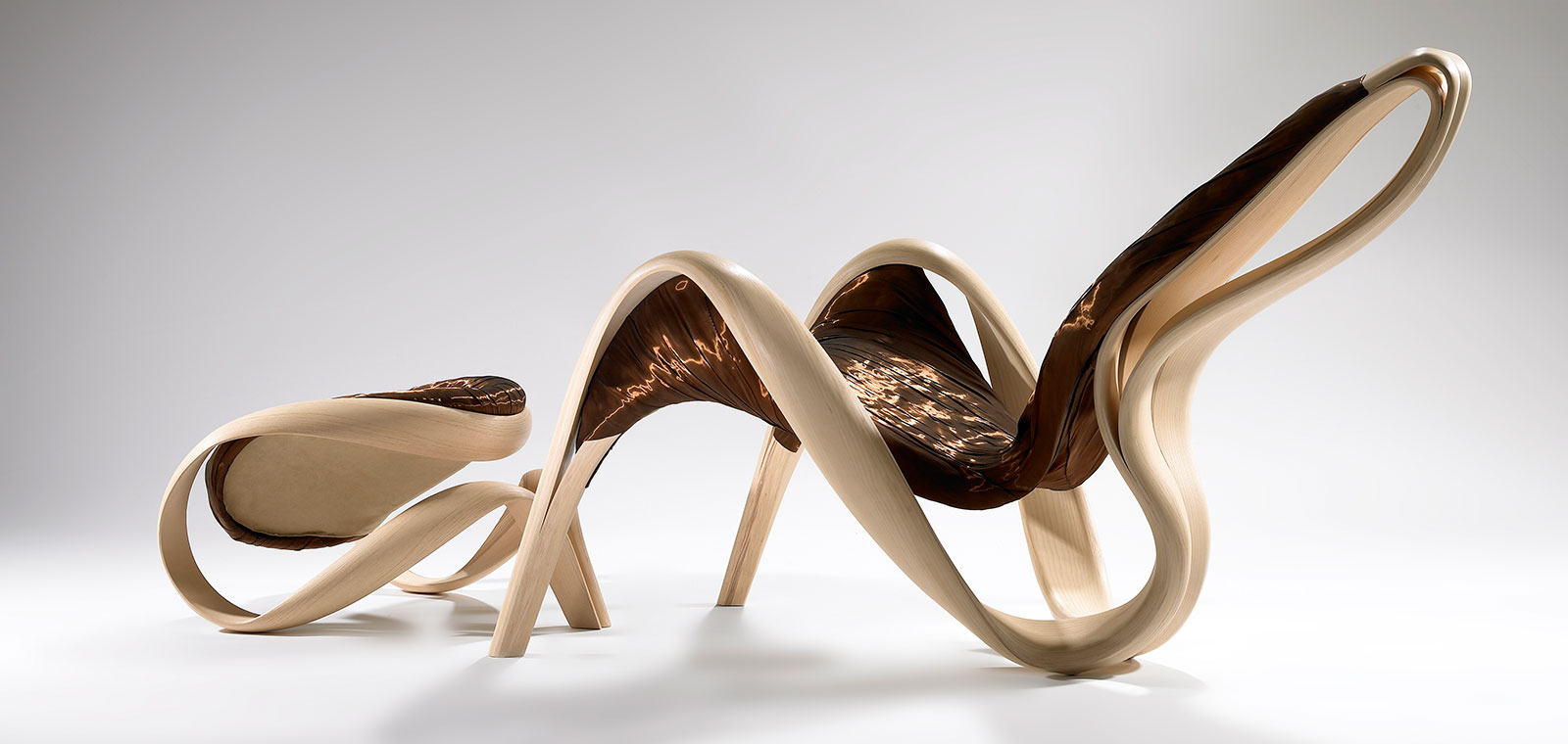 Enignum lounge chair futuristic furniture design by Joseph Walsh Studio