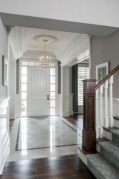 Entryway Of A Traditional Home