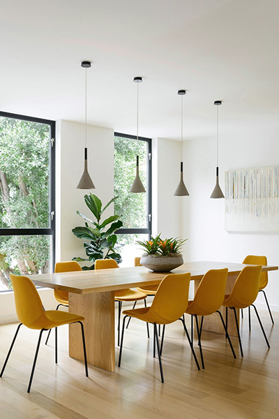 Fitty Wun by Feldman Architecture - Beautiful dining room