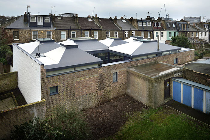 Four Bedroom Family House With Vaulted Roofs In London