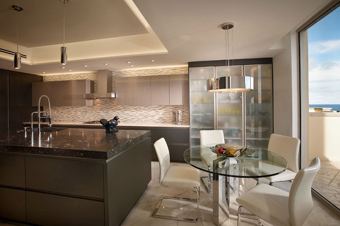 Hollywood Penthouse Modern Kitchen Design By Pepe Calderin Design