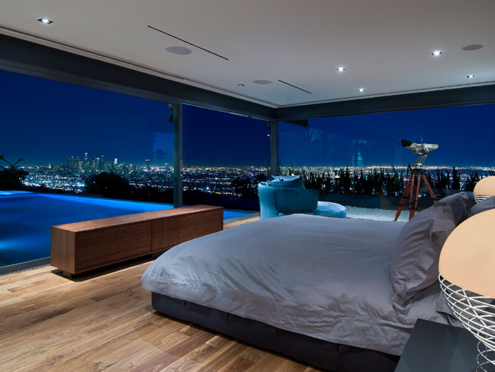 Hopen Place-Modern bedroom design with spectacular view