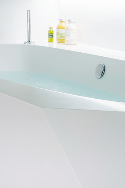 Ice bath modern white bathtub