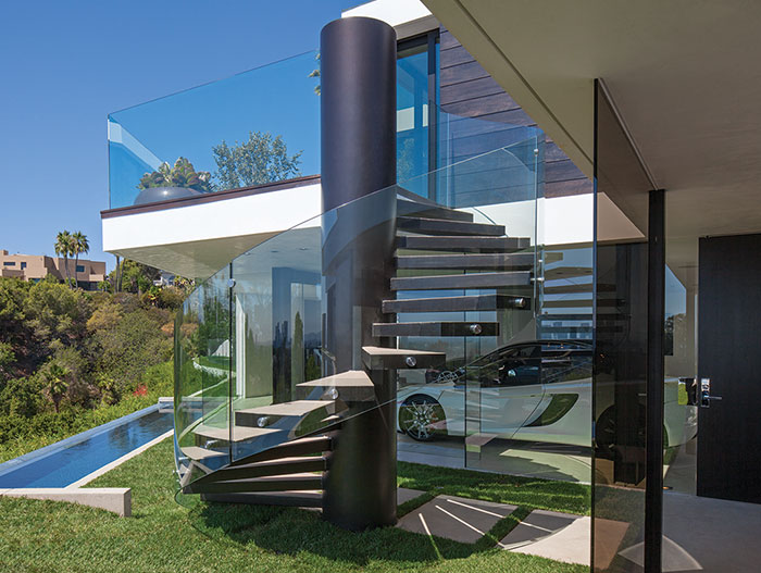 Luxury house with 5-car garage in Beverly Hills