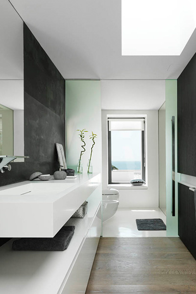 Modern Black And White Bathroom