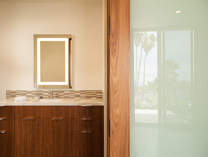 Modern Brown Bathroom Design