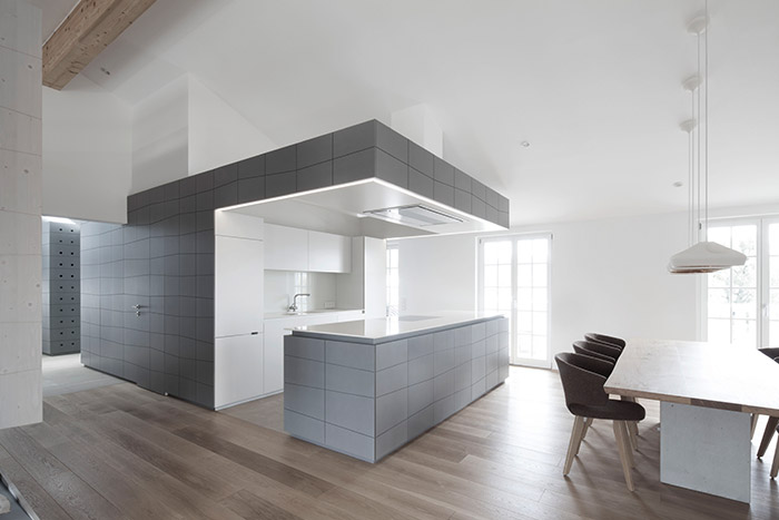 Modern Grey Kitchen By Destilat