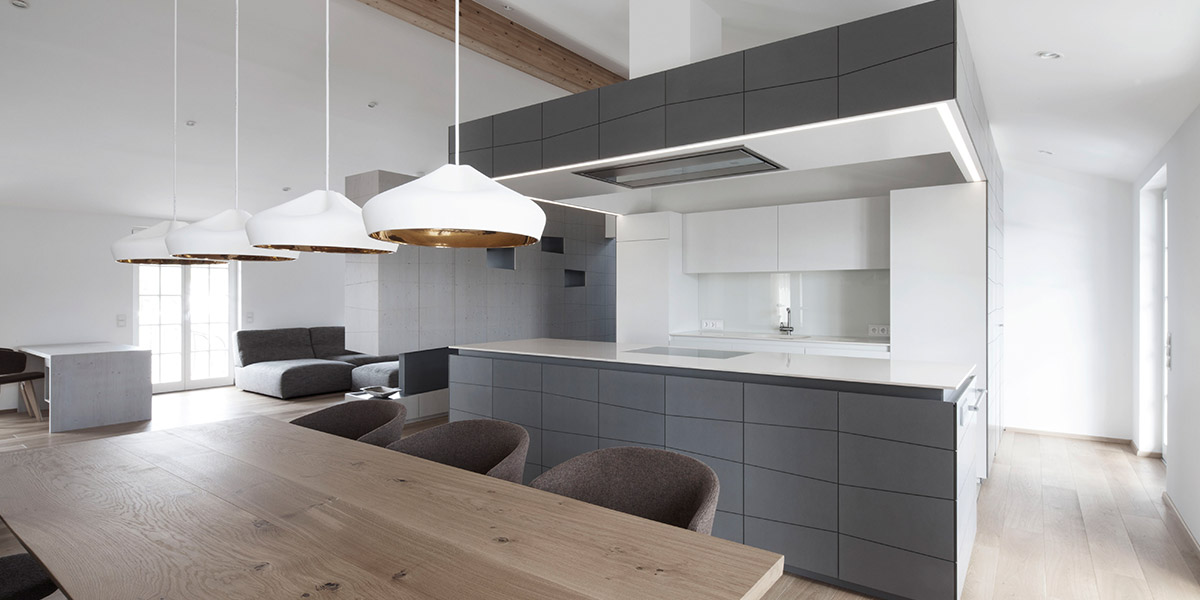 Modern Grey Kitchen In Austria