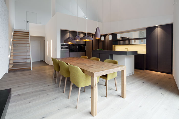 Modern Kitchen In A Stunning Apartment