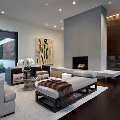 Modern Living Room In New Canaan Connecticut