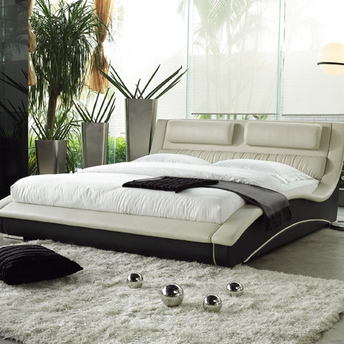 Napoli Platform Bed Cream