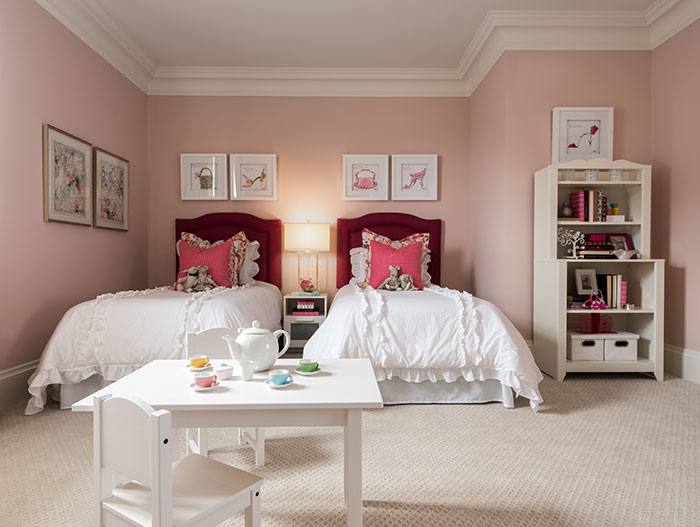 Pink Kids Room Design