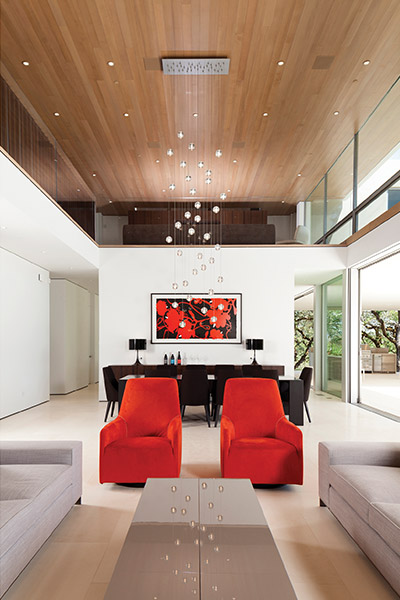 Retrospect Vineyards Contemporary Living Room Design