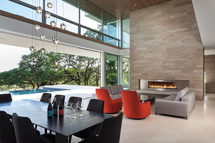 Retrospect Vineyards Stunning Living Room With Fireplace And Outdoor View