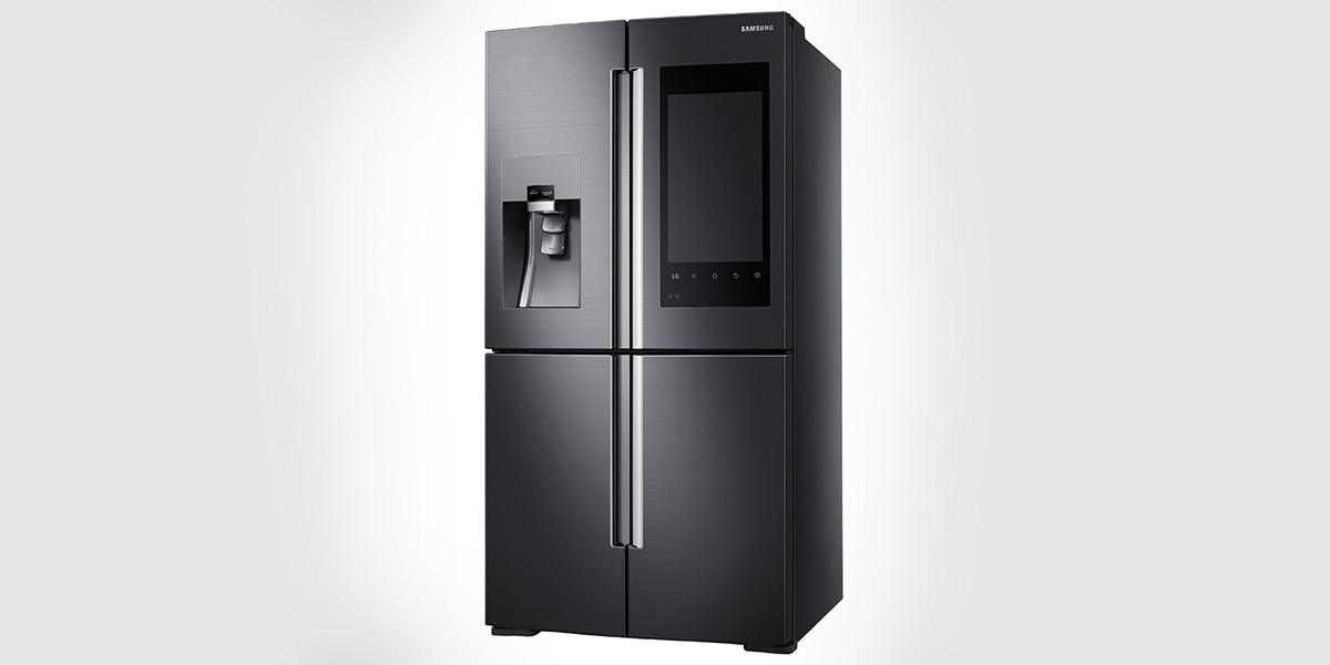 Samsung Family Hub Smart Fridge CES 2016