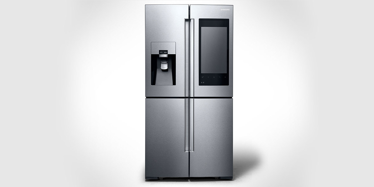 Samsung's New Family Hub Refrigerator - Smart Fridge CES 2016