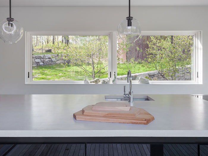 Small White Kitchen In Garrison, New York