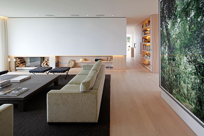 Stunning Living Room In A Modern House In Germany