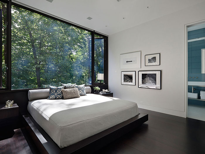 Stunning Modern Bedroom In New Canaan Connecticut