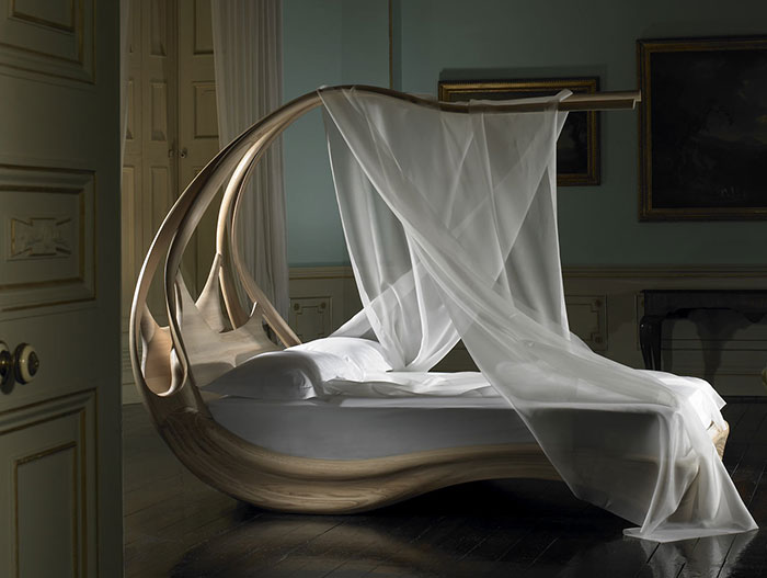 Unique bed by Joseph Walsh Studio