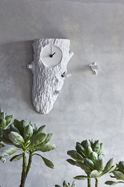 Unusual wall clock home decor idea