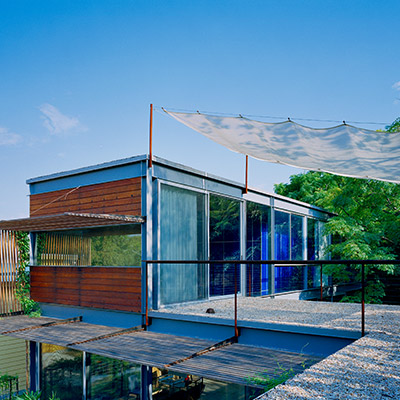 Upper Level Of A Two Family House In Austin Texas