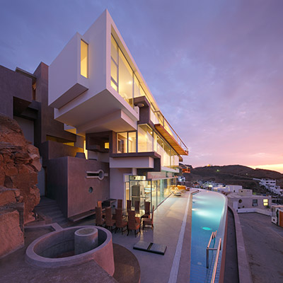 Veronica beach house Peruvian contemporary architecture with gorgeous pool