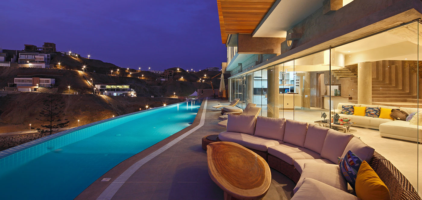 Veronica beach house peruvian architecture outdoor terrace