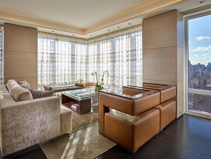 Wasserman Residence Luxurious Living Room By Pepe Calderin Design
