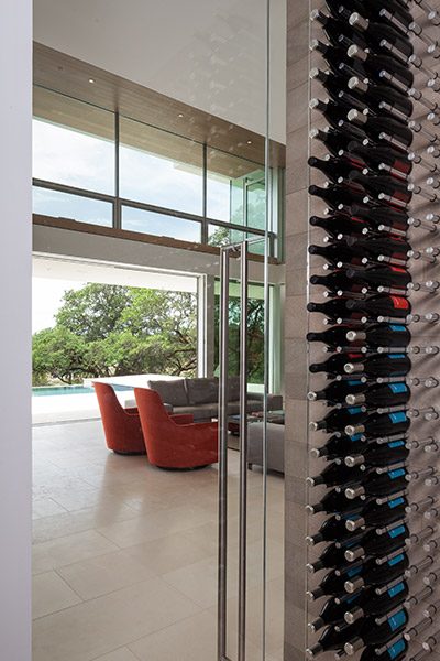 Wine Rack From A Modern Californian Home